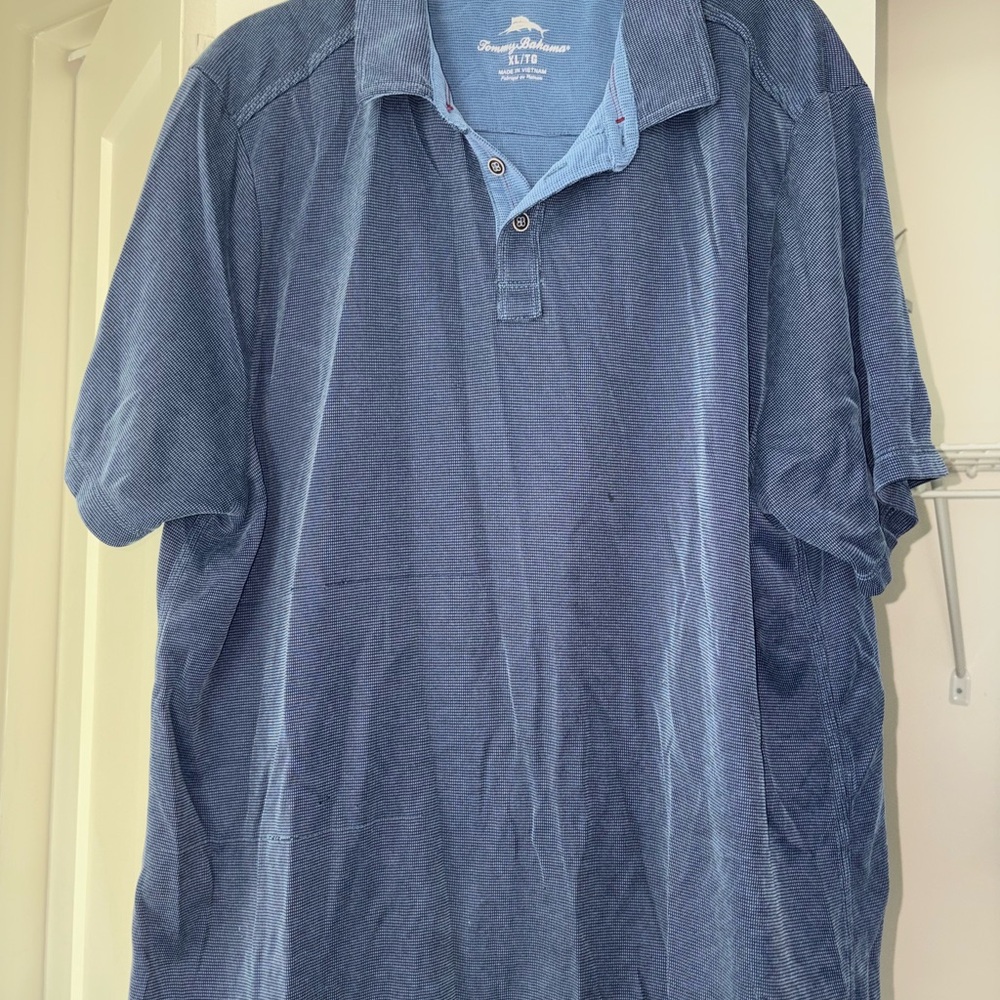 Men's Tommy Bahama Blue Polo Shirt
